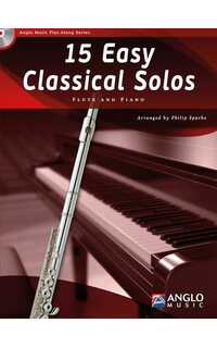 album - classical solos easy (15) flauta y piano +cd